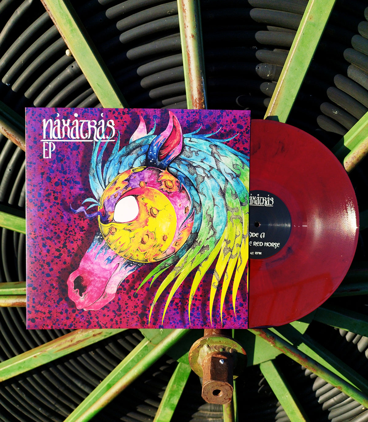 "EP" Limited Edition 12" Muscle-Red Marbled Vinyl